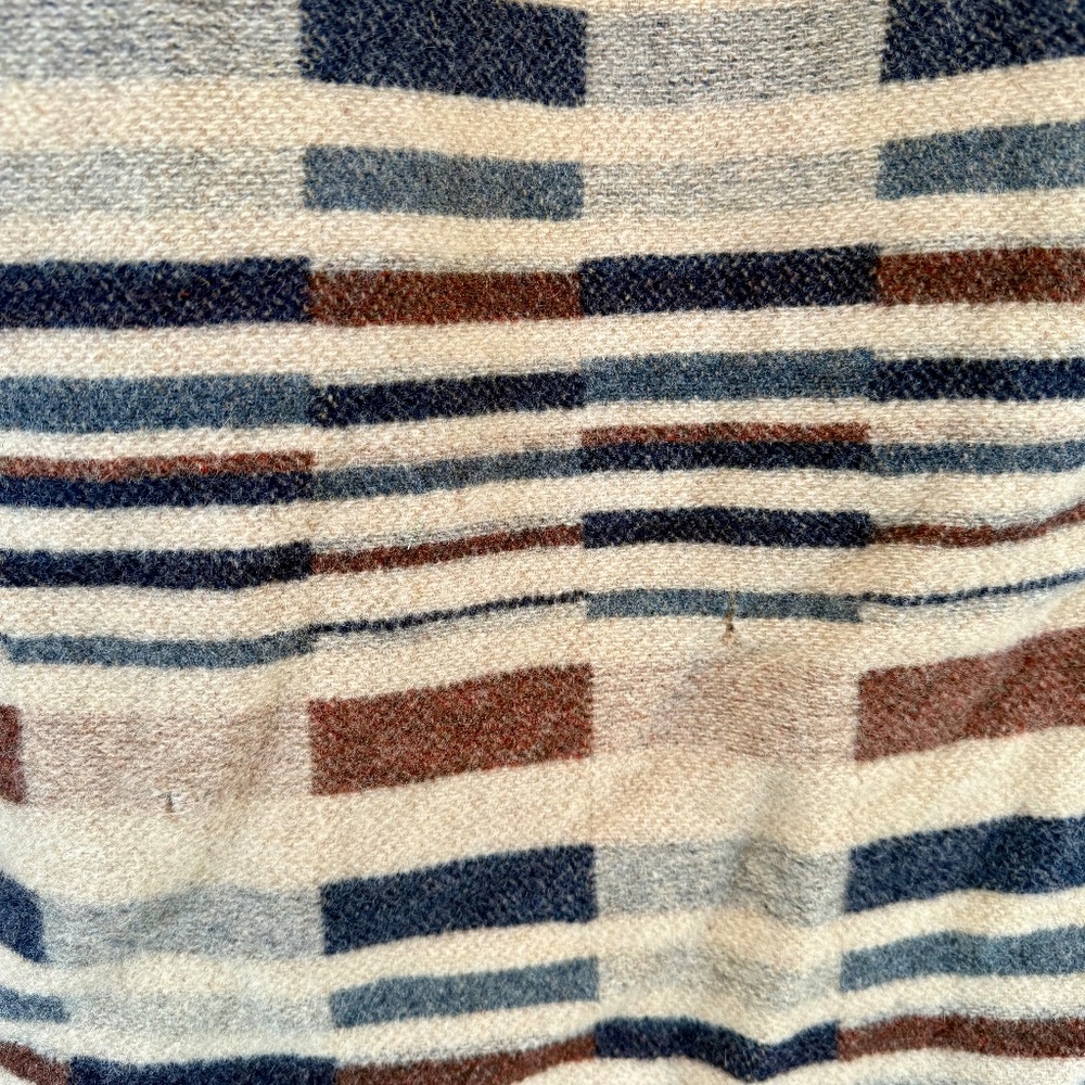 *RARE!* 70s Vintage Wrap Indian Blanket Coat by Quarte by de Champs - Picture 7 of 7